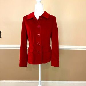 Talbots Red Jacket with big buttons